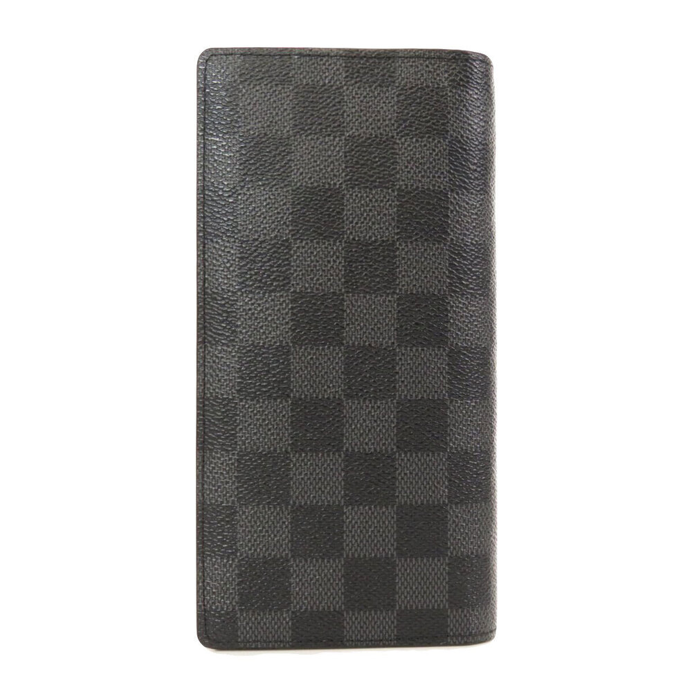 Louis Vuitton Damier Brazza Long Canvas Wallet Portefeuille Brown